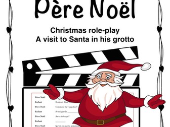 Visite au Père Noel - Visit to Santa Role-play