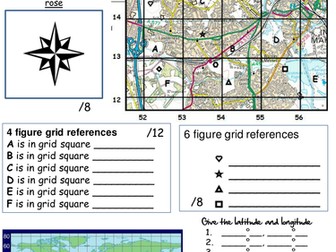 Map skills assessment