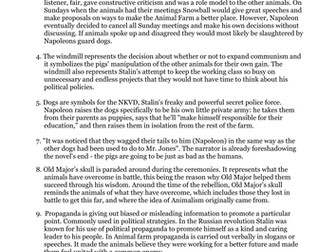 GCSE English Literature - Animal Farm example model answers and sample essay