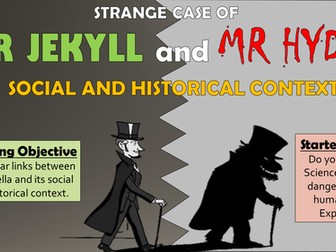 Dr Jekyll and Mr Hyde: Social and Historical Context!