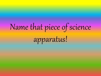 Science Laboratory Equipment