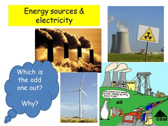 Energy resources and electricity generation