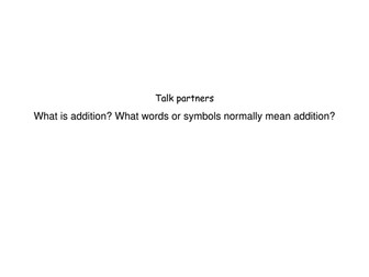Addition Word Problems Year 2 Full Lesson (adaptable)