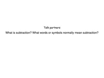 Subtraction Word Problems Year 2 Full Lesson (adaptable)