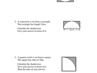 Perimeter, area and volume worksheets | Teaching Resources