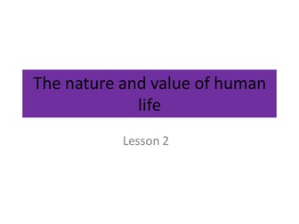 Religious views on the nature and value of life