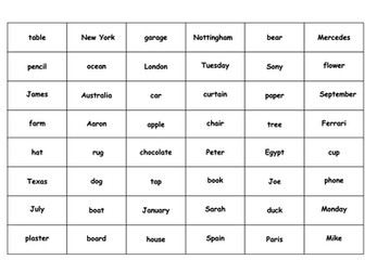 nouns verbs and adjectives teaching resources