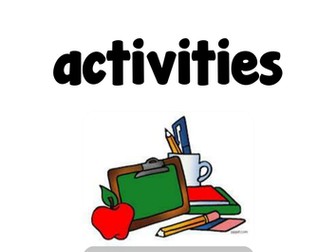Classroom activity pack