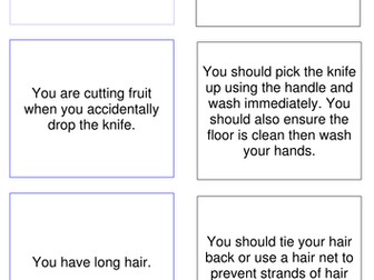 Food hygiene flashcards