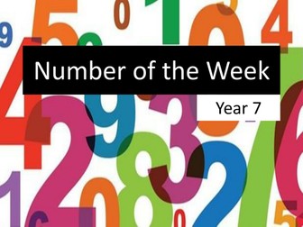 Number of the Week Starter