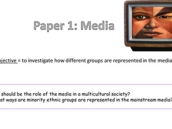 OCR A level SOCIOLOGY - THE MEDIA - media representations of different social groups