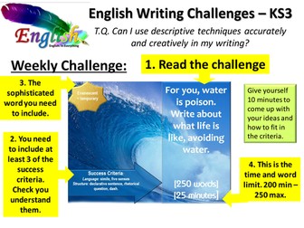 250 word writing challenges