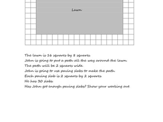 Year 4: Area of Rectilinear Shapes: Problem Solving