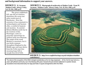 What do the remains at Maiden Castle tell us about Celtic society?