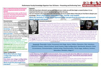 Scripted Performance in Drama GCSE