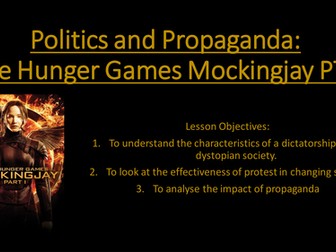 Politics and Propaganda: Hunger Games lesson