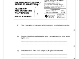 Neutralisation and the pH Scale