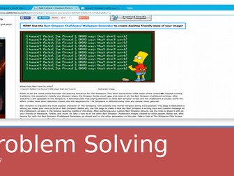 Maths Problem Solving Transition Unit