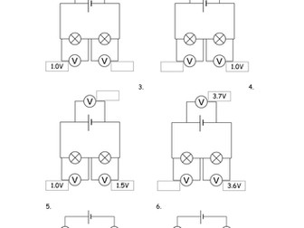 Voltage in series and parallel circuits