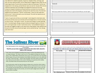 Of Mice and Men Comprehension Activity Booklet!