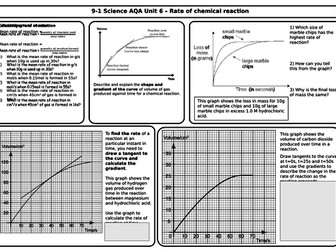 AQA GCSE Revision Mat Bundle for Chemistry Unit 1-10 - Now with ...