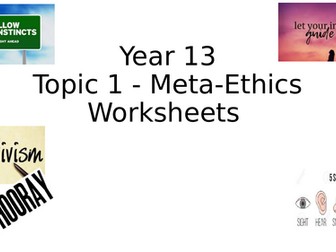 NEW OCR A2 META ETHICS 2016 ONWARDS