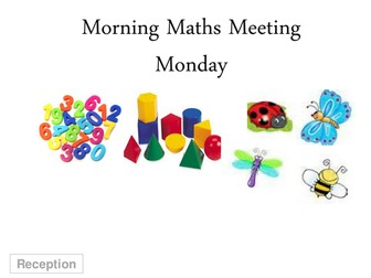 Morning Maths Meeting for one week