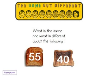 Same But Different - Maths Meetings and encouraging mathematic vocabulary