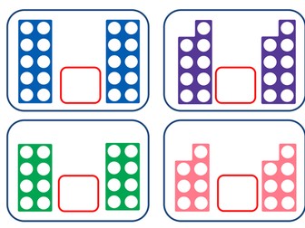 Numicon Doubling Cards
