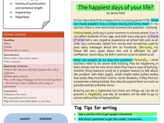 Transactional Writing - Magazine