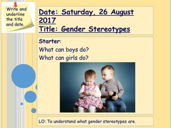 Gender Stereotypes