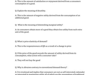 Starter activity the law of diminishing marginal utility and downward sloping demand