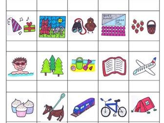 Summer Holiday Bingo  Ice Breaker Activity