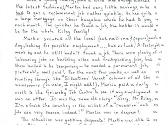 S.p.a.g. Practice in a Story for Y6s