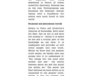 Kant (Ethics) card sort