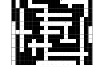 Christianity: Beliefs, teachings, practices crossword. New OCR 9-1 GCSE.