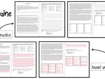 Writing an essay- practice+ model answers- La Haine- A Level French