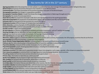 UK in the 21 C OCR B GCSE SPEC