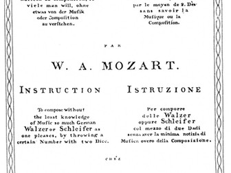 Mozart Dice Game (Sibelius file)