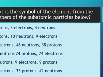 AQA new spec C1.7 Isotopes lesson