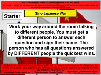 Sino-Japanese War