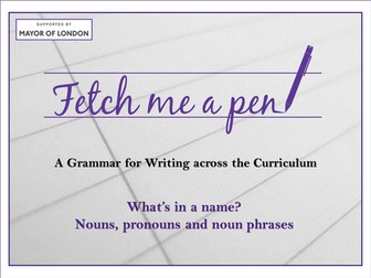 Nouns, pronouns and noun phrases