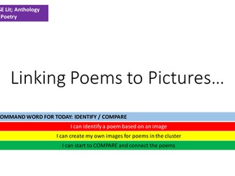 Comparing poems in the AQA Anthology