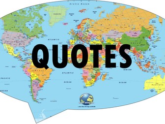 Quotes about Geography
