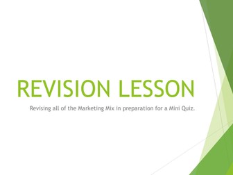 Advanced Marketing Revision