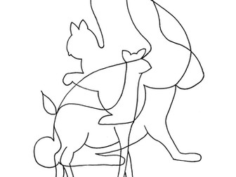 Autumn Overlapping Objects