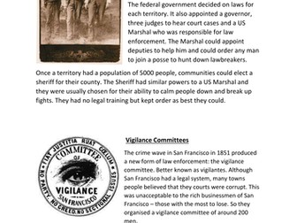 Edexcel 9-1 American West: Lawlessness in early towns and settlements