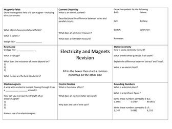 Electricity and Magnets Revision