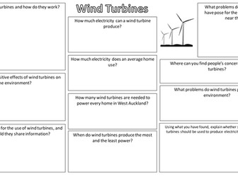 Wind Turbines Research Task