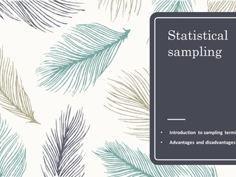Statistical sampling